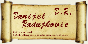 Danijel Radujković vizit kartica